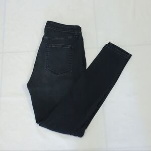 A.n.a Black Distressed Knee Denim Jeggings